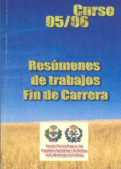 La ETSIAM edita un libro con los resmenes de los trabajos fin de carrera realizados durante el curso 2005-06