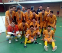 Jugadores del equipo de ftbol sala de la UCO.