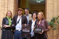 De izq a dcha. Anabel Carrillo, Edgar Burgos, Pablo Garcia Casado, May Silva y Carmen Blanco