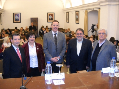 De izq a dcha Alberto Villar, Maria Angeles Raya, Eulalio Fernndez, Jose Naranjo y Arturo Ramrez