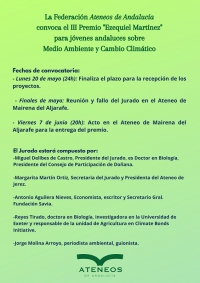 Cartel del premio