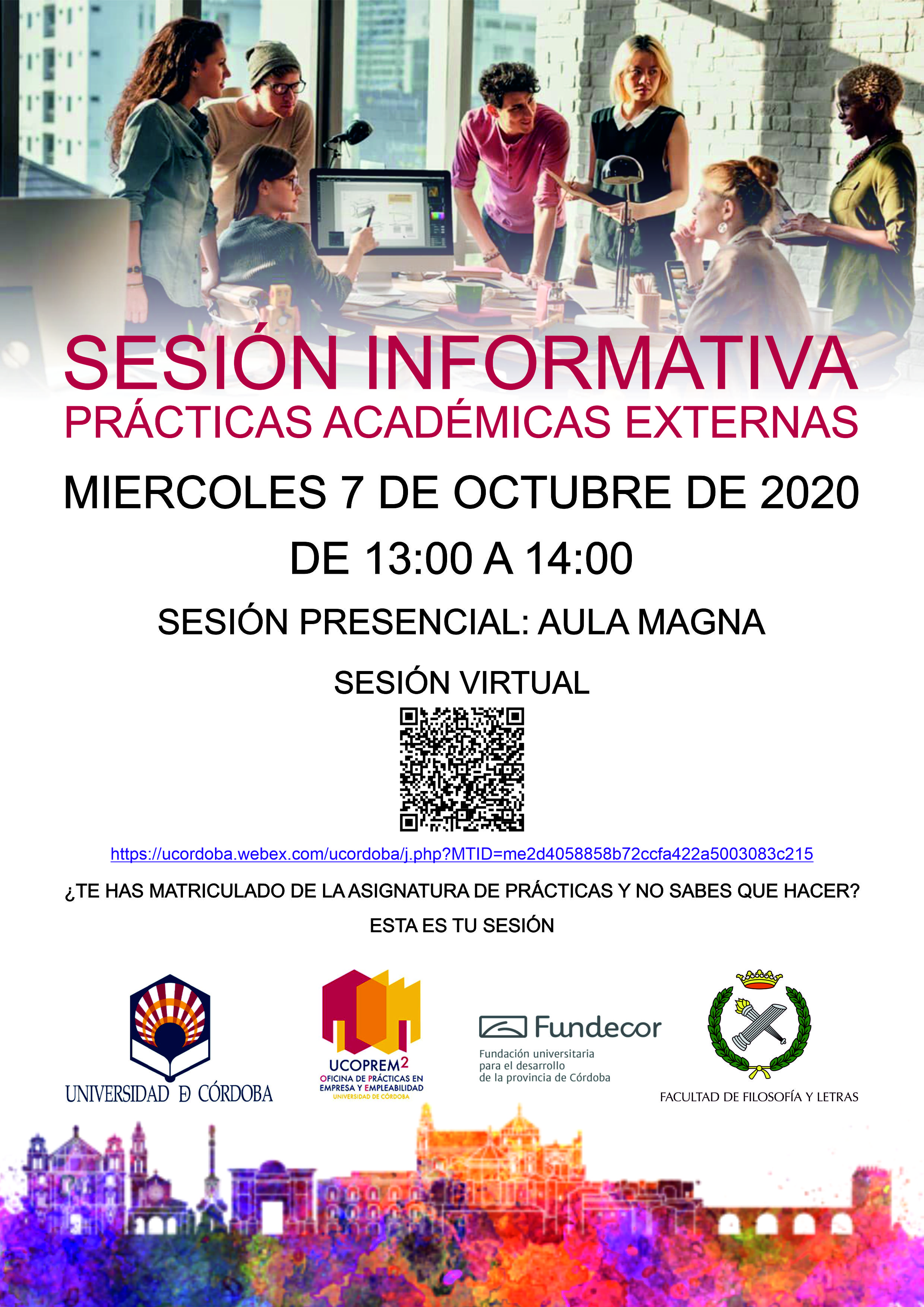 CARTEL SESION INFORMATIVA PRACTICAS