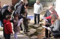 Asistentes a la primera actividad de Arqueologa en familia