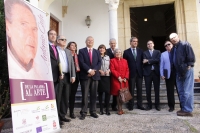 Autoridades presentes en el acto de inauguracin del II Congreso Internacional Antonio Gala, entre ellas la secretaria general de la UCO, Carmen Balbuena (tercera por la izquierda).