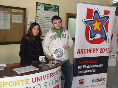 Stand promocional de la accion de voluntariado deportivo