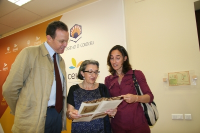 De izq a dcha. Eulalio Fernndez, Fuensanta Garcia y Sabina de Cavi