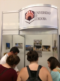 Stand de la UCO en la feria celebrada en Brasil