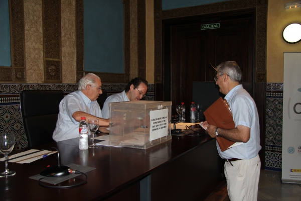 Un momento de la votacin