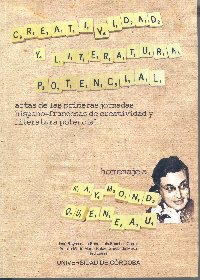 Creatividad y Literatura Potencial, nuevo libro del Servicio de Publicaciones de la UCO