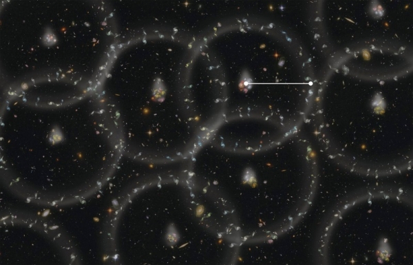 Recreación de Oscilaciones Acústicas de Bariones (Zosia Rostomian, Lawrence Berkeley National Laboratory).