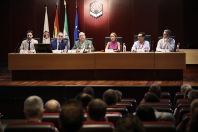 La mesa de inauguración del Congreso